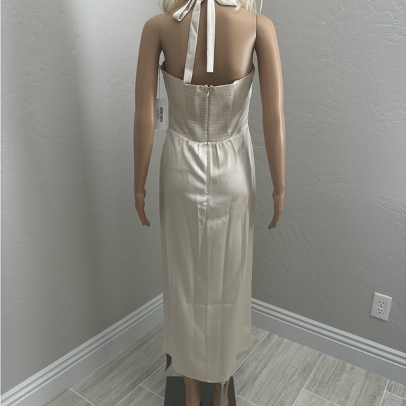 NWT Reformation Solana Satin Dress SZ 8 - Picture 5 of 7